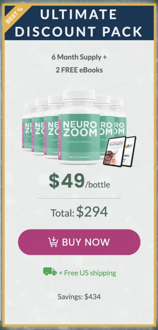Neurozoom 6 bottles