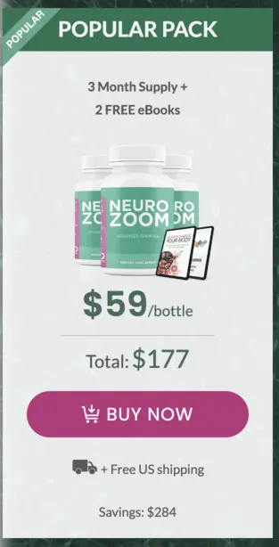 Neurozoom 3 bottles
